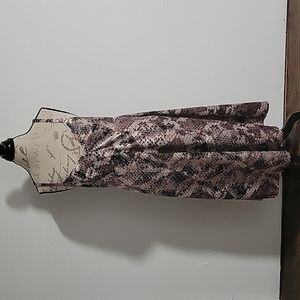 Torrid Snakeskin Print Midi Dress